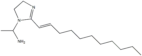 1-(1-Aminoethyl)-2-(1-undecenyl)-2-imidazoline Struktur