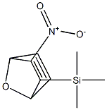 2-Nitro-3-(trimethylsilyl)-7-oxabicyclo[2.2.1]hepta-2,5-diene Struktur