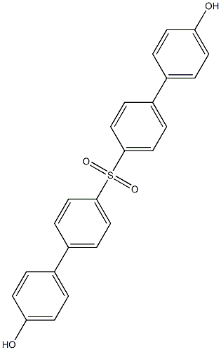 4,4'-Bis(p-hydroxyphenyl)diphenyl sulfone Struktur