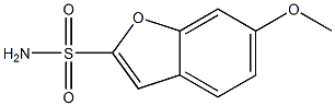 6-Methoxybenzofuran-2-sulfonamide Struktur