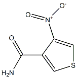 4-Nitro-3-thiophenecarboxamide Struktur