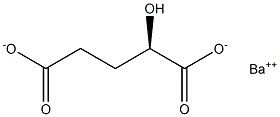 [R,(+)]-2-Hydroxyglutaric acid barium salt Struktur