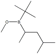 (1,3-Dimethylbutyl)tert-butyl(methoxy)borane Struktur