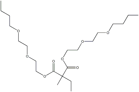 Butane-2,2-dicarboxylic acid bis[2-(2-butoxyethoxy)ethyl] ester Struktur