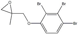 2,3,4-Tribromophenyl 2-methylglycidyl ether Struktur