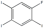 1-Fluoro-2,4,5-triiodobenzene Struktur