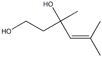 3,5-Dimethyl-4-hexene-1,3-diol Struktur