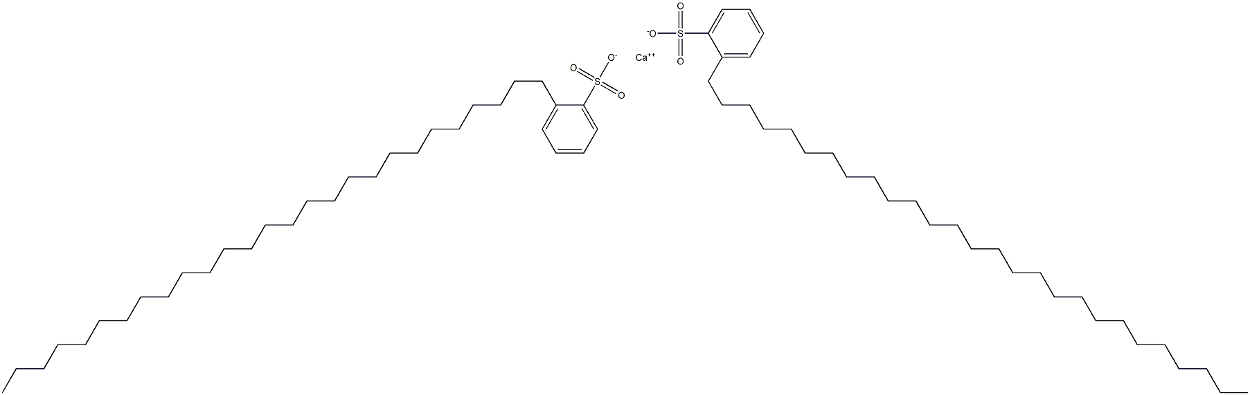 Bis(2-heptacosylbenzenesulfonic acid)calcium salt Struktur