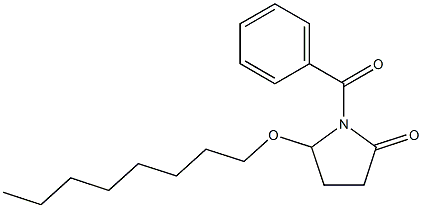 5-(Octyloxy)-1-[benzoyl]pyrrolidin-2-one Struktur