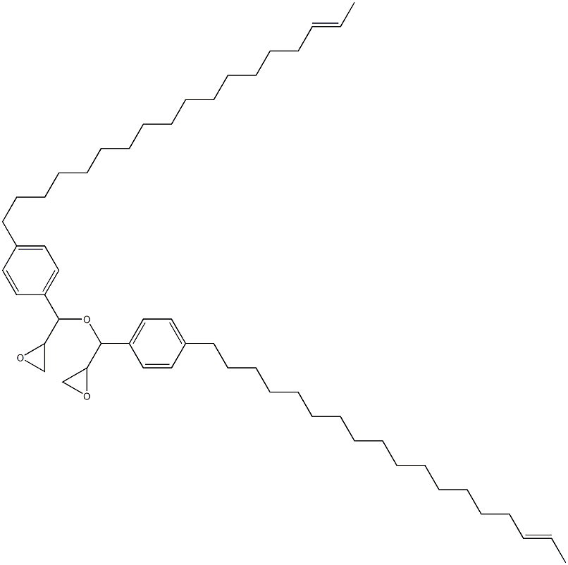 4-(16-Octadecenyl)phenylglycidyl ether Struktur