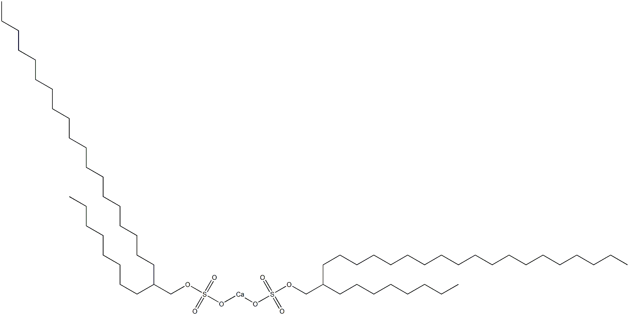 Bis(2-octylhenicosyloxysulfonyloxy)calcium Struktur