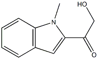 2-Hydroxy-1-(1-methyl-1H-indol-2-yl)ethanone Struktur