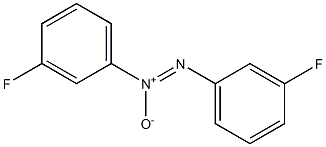 Bis(3-fluorophenyl)diazene 1-oxide Struktur