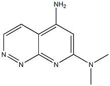 N',N'-Dimethylpyrido[2,3-c]pyridazine-5,7-diamine Struktur