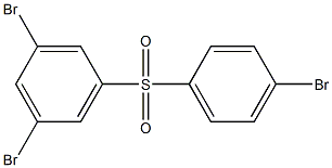 3,5-Dibromophenyl 4-bromophenyl sulfone Struktur