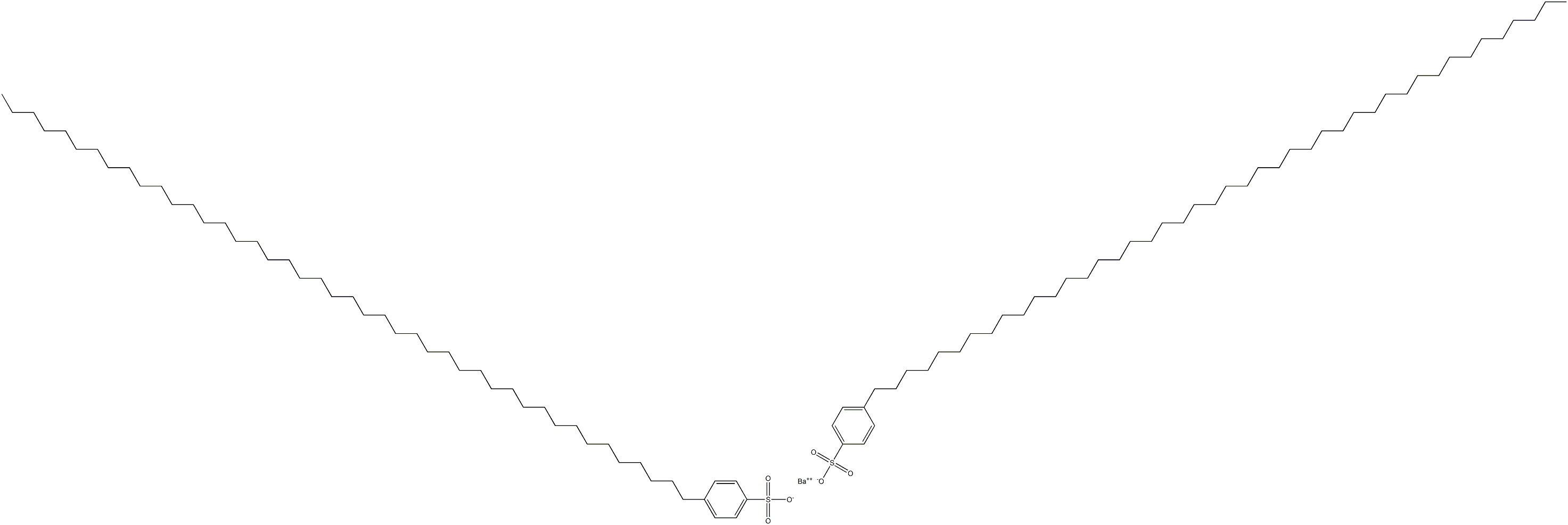 Bis[4-(tetratetracontan-1-yl)benzenesulfonic acid]barium salt Struktur