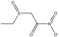 [[(Nitrocarbonyl)methyl]sulfinyl]ethane Struktur