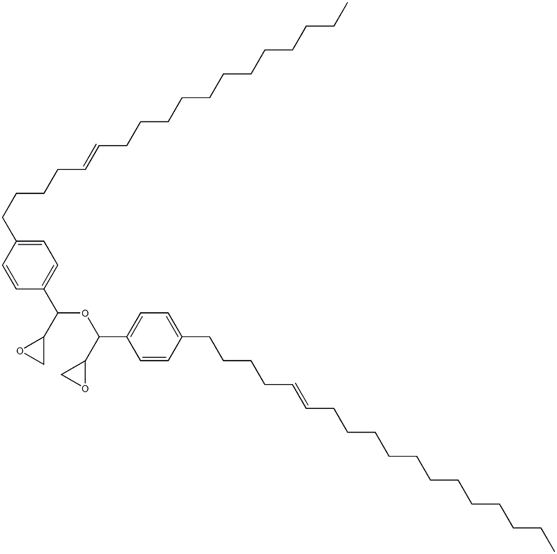 4-(5-Octadecenyl)phenylglycidyl ether Struktur