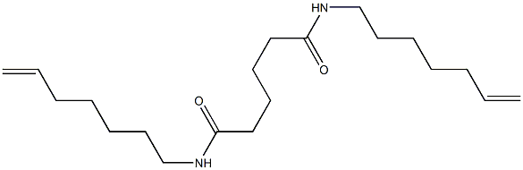 N,N'-Di(6-heptenyl)adipamide Struktur