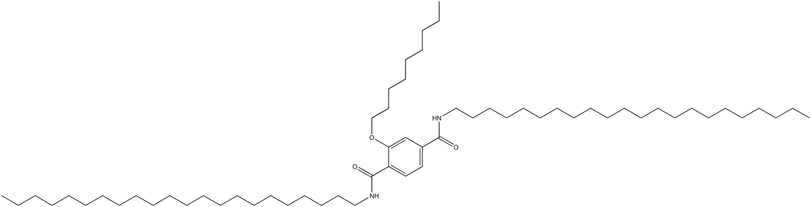 2-(Nonyloxy)-N,N'-didocosylterephthalamide Struktur