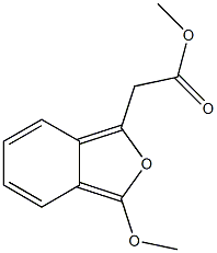 3-Methoxyisobenzofuran-1-acetic acid methyl ester Struktur