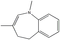 1,3-Dimethyl-4,5-dihydro-1H-1-benzazepine Struktur