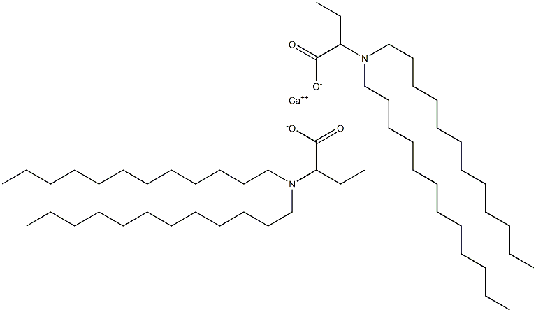 Bis[2-(didodecylamino)butyric acid]calcium salt Struktur