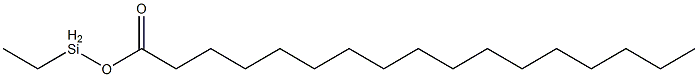 Heptadecanoic acid ethylsilyl ester Struktur