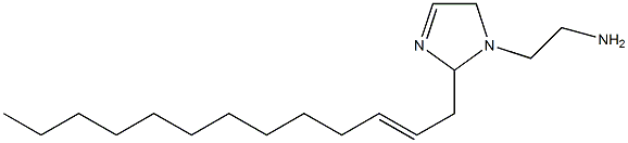 1-(2-Aminoethyl)-2-(2-tridecenyl)-3-imidazoline Struktur