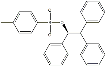 (-)-p-Toluenesulfonic acid (S)-1,2,2-triphenylethyl ester Struktur