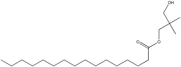 Palmitic acid 3-hydroxy-2,2-dimethylpropyl ester Struktur