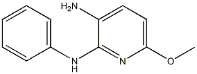 6-Methoxy-2-(phenylamino)-3-pyridinamine Struktur