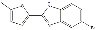 5-Bromo-2-(5-methylthiophen-2-yl)-1H-benzimidazole Struktur