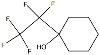 1-(Pentafluoroethyl)cyclohexanol Struktur