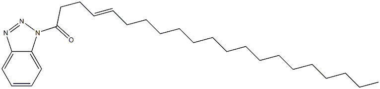 1-(1-Oxo-4-henicosenyl)-1H-benzotriazole Struktur