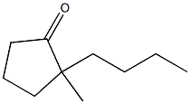 2-Butyl-2-methylcyclopentan-1-one Struktur