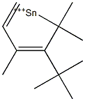 Trimethyl[(2Z)-2-tert-butyl-2,4-pentadienyl] tin(IV) Struktur