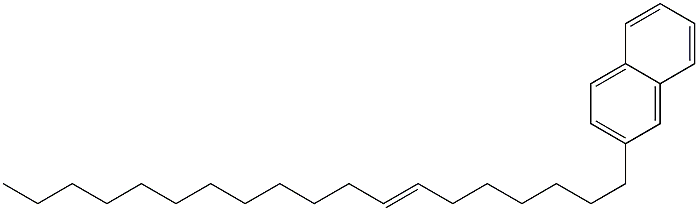 2-(7-Nonadecenyl)naphthalene Struktur