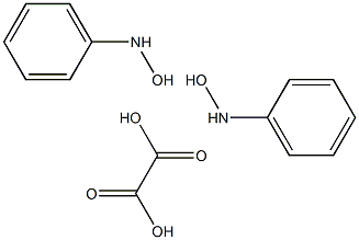 Bis(phenylhydroxylamine)oxalate Struktur