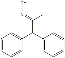 1,1-Diphenyl-2-propanone oxime Struktur