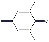 2,6-Dimethyl-4-methylene-2,5-cyclohexadiene-1-one Struktur