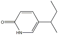 5-(1-Methylpropyl)-2(1H)-pyridone Struktur