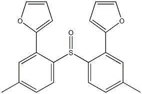 2-Furanyl(p-tolyl) sulfoxide Struktur