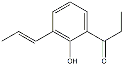 3'-(1-Propenyl)-2'-hydroxypropiophenone Struktur