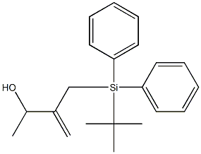 3-[[Diphenyl(tert-butyl)silyl]methyl]-3-buten-2-ol Struktur