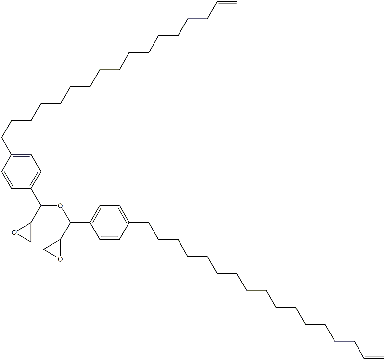 4-(16-Heptadecenyl)phenylglycidyl ether Struktur