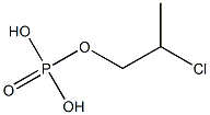 Phosphoric acid dihydrogen (2-chloropropyl) ester Struktur