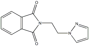 2-[2-(1H-Pyrazol-1-yl)ethyl]-2H-isoindole-1,3-dione Struktur