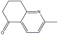 2-Methyl-5,6,7,8-tetrahydroquinoline-5-one Struktur