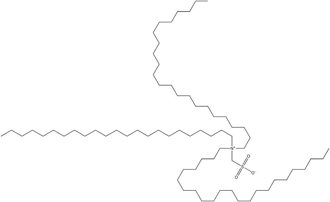 N,N-Ditricosyl-N-sulfonatomethyl-1-tricosanaminium Struktur